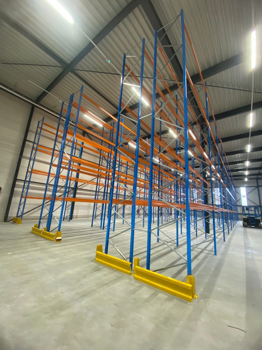 Completed project — pallet racking