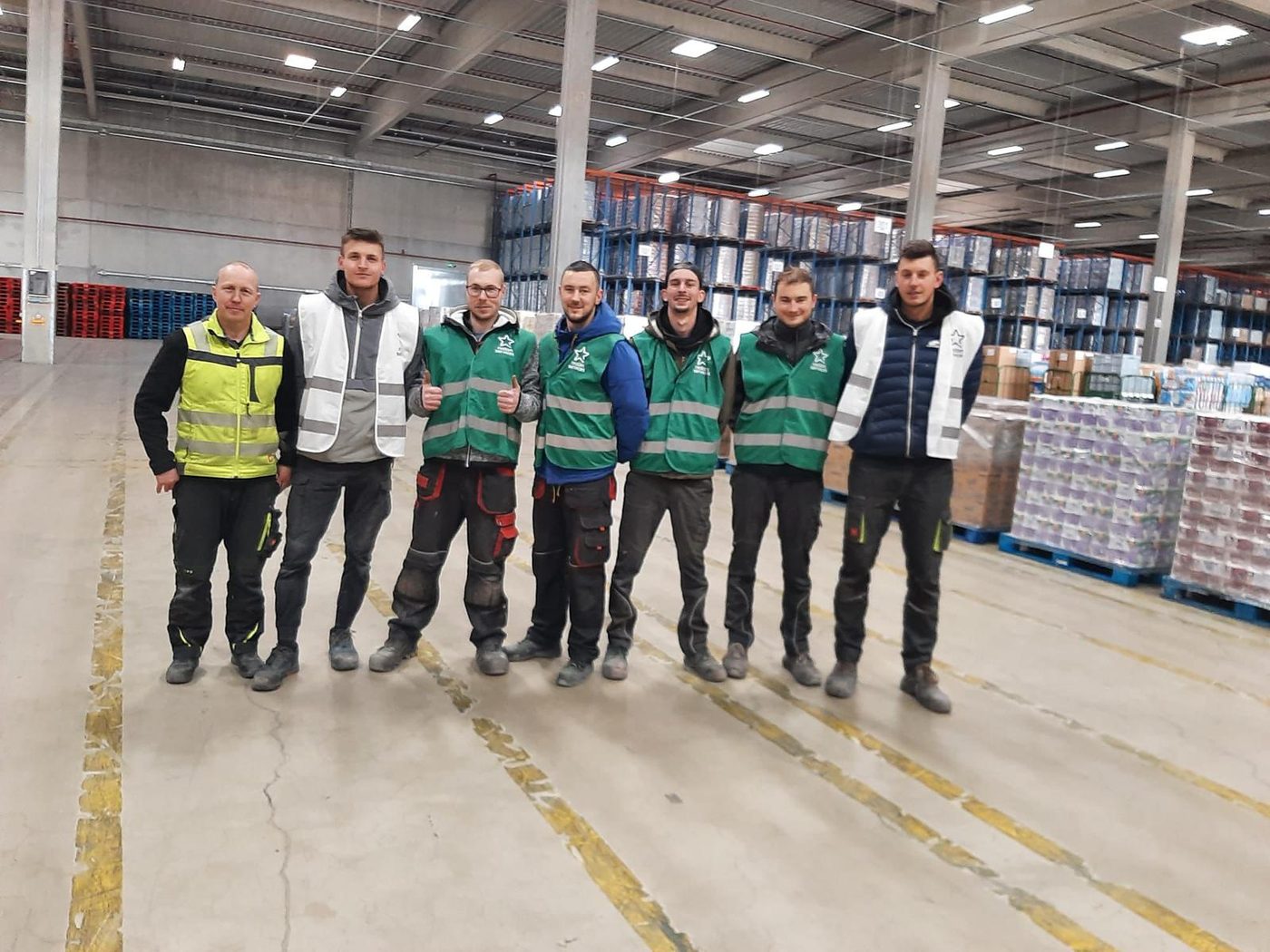 Northex installation team on site